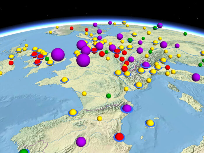 Aires métropolitaines en Europe: types fonctionnels